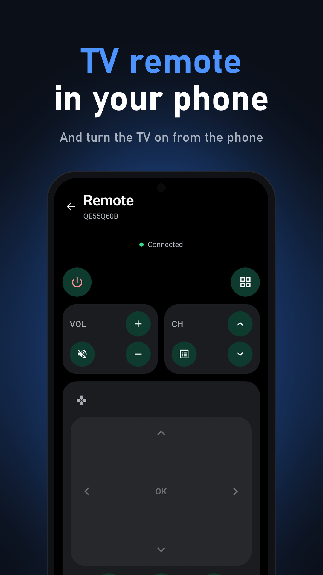 TV remote in your phone